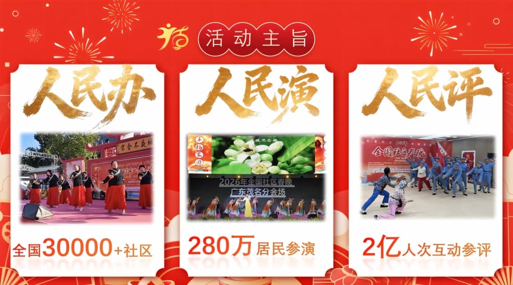 银龄文艺团队参与社区活动的现场